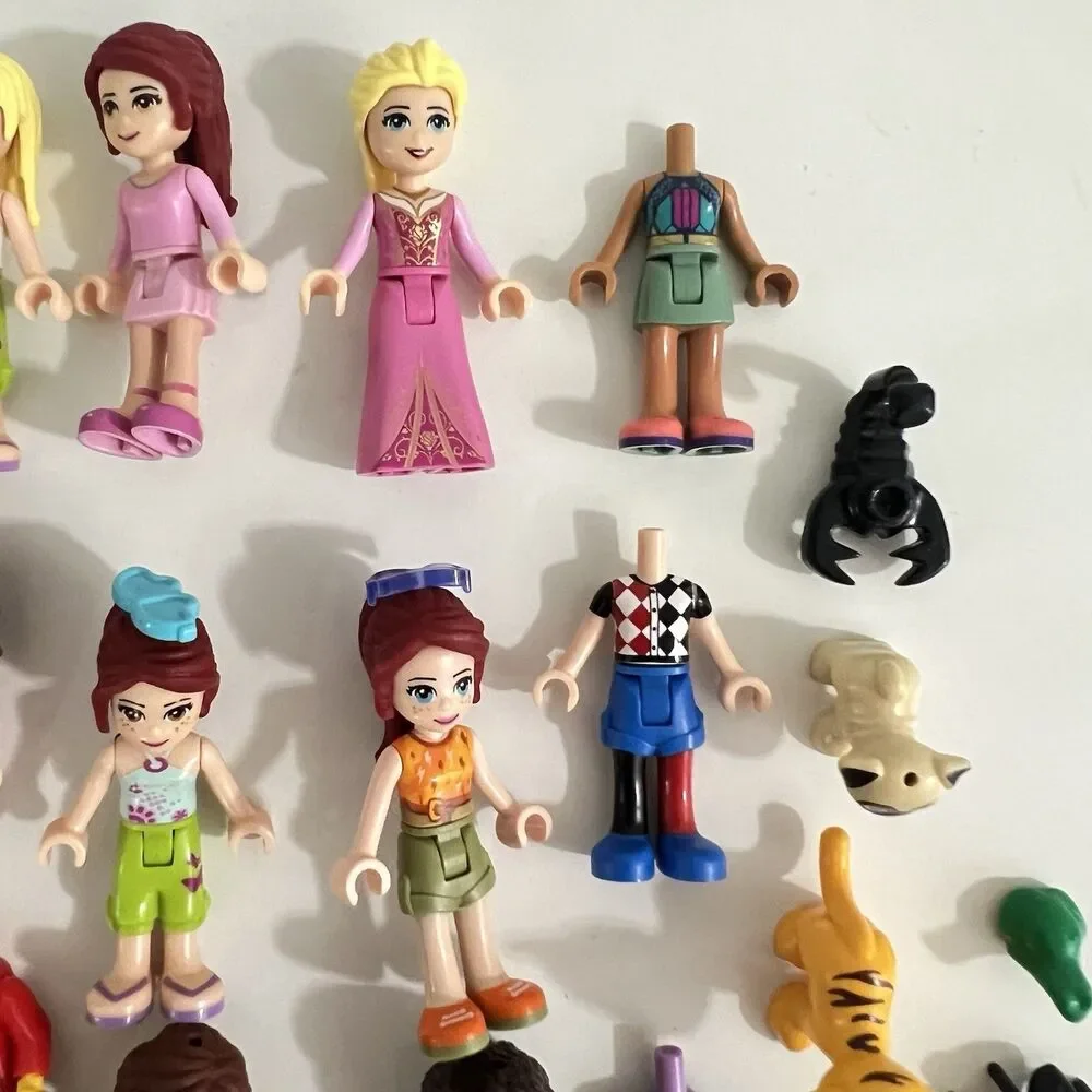 Authentic Lego Mini Figures Mix Lot  & Parts (50+ Mini Figures and Animals/Pets)
